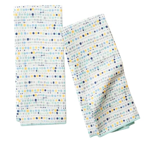 Super Absorbent Kitchen Towels - Set of 2 - color: Blue, size: Set of 2
