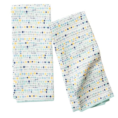Super Absorbent Kitchen Towels - Set of 2 - color: Blue, size: Set of 2