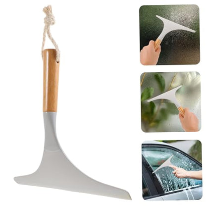 Outanaya Shower Squeegee Non- Handle for Glass Doors Mirrors and Tiles Water Removal Tool for Bathroom and Care Compact and Portable Design