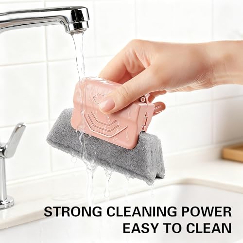 2026 New Magic Window Track Cleaner, Window Groove Cleaning Brush Tools Set, Sliding Door, Sill, Tile Lines, Shutter, Car Vents, Small Spaces Clean (3 Pcs) - color: 3 Pcs