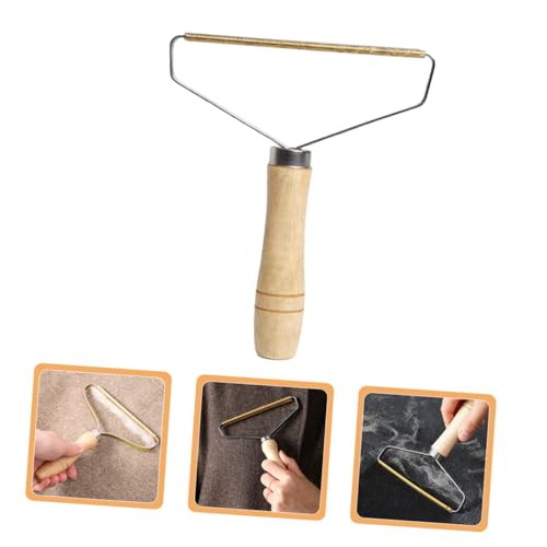 BESPORTBLE Portable Pilling Remover Handle Reusable Lint Shaver for Clothes Sweaters Carpets and Furniture Efficient Pet Hair Scraper for Tidy Home