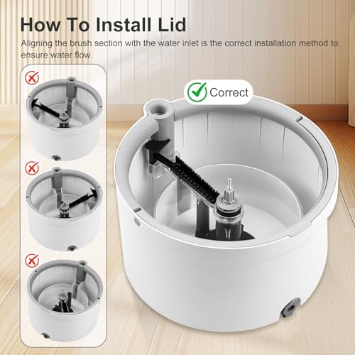 Mop and Bucket Set, Spin Mop and Bucket Set with Separation Dirty and Clean Water System Self Wringing Square Mop and Bucket with 3 Washable Microfiber Pads, Deep-Cleaning Mops for Floors