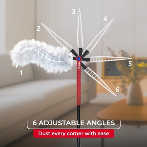 O-Cedar Flex & Catch Heavy Duty Dusting Kit with 3 Disposable Duster Refills | New & Improved Model | Extendable 3 Ft Handle with Stay-On Duster Hook | Traps 3X More Dust Than Feather Dusters - style: Dusting Kit + 3 Refills