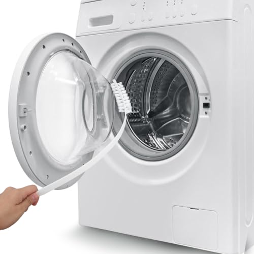 Washing Machine Brush Set 2 Pcs Front Load Washer with Soft Bristles Flexible Slit Drum Cleaning Tool for Washer Dryer Maintenance
