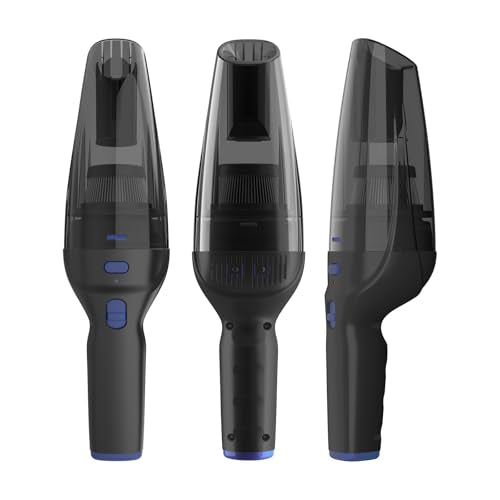SEALON GV08 (Blue 3 Pack) Handheld Vacuum Cleaner - 10,000 Pa Suction Power for Curtains, Carpets, Sofas & Pet Hair - color: Gv08-blue-3