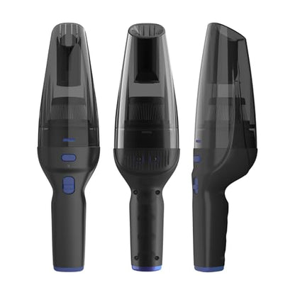 SEALON GV08 (Blue 3 Pack) Handheld Vacuum Cleaner - 10,000 Pa Suction Power for Curtains, Carpets, Sofas & Pet Hair - color: Gv08-blue-3