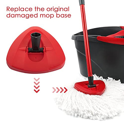 Spin Mop Head Replacement Base Head Compatible with O Cedar Spinning Mop Replace Head Cover Plastic Base Case Disc Accessories Part, 1 Pack, Not Fit RinseClean - size: 1pc 1-Tank Base