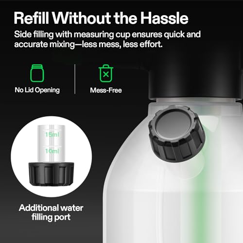 VIVOSUN 50oz Pump Sprayer, Portable Water Spray Bottle for Spraying Plants, Flowers, Weeds and Cleaning, Hand Pump with Side Filling Port, Measuring Cup, Adjustable Nozzles - size: 50oz