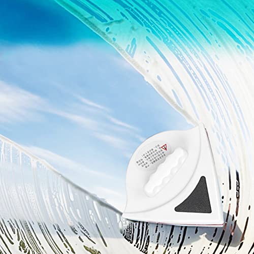 Garosa Portable Double Sided Magnetic Window Cleaner Glass Wiper Tools Glass Cleaner Cleaning Brush for High Rise 15x24mm Double Layer Glass(Red)