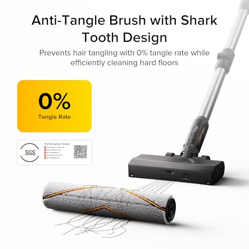roborock H60 Ultra Cordless Stick Vacuum Cleaners, Upgraded 210AW Suction Stick Vacuum with 90-Min Runtime, 90° Bendable Tube, LED Dust Detection, Vacuum Cleaner for Carpets, Hard Floors & Pet Hair - size: H60 Ultra