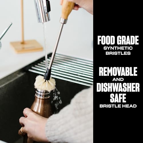S'well Brush, One Size, Effortlessly Cleans Inside Of S'well Bottles And Containers - color: Brown