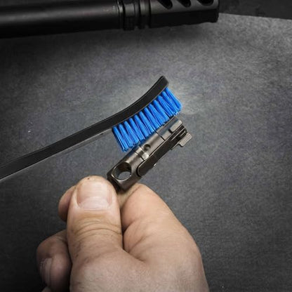 6 Pack Miaozhun Double-Ended Gun Cleaning Brush, 7 Inch Blue Nylon Bristle Brushes, Gun Cleaning Supplies Kit, All Purpose Crevice and Detail Cleaning Brushes - color: Blue Nylon Brush-6pack