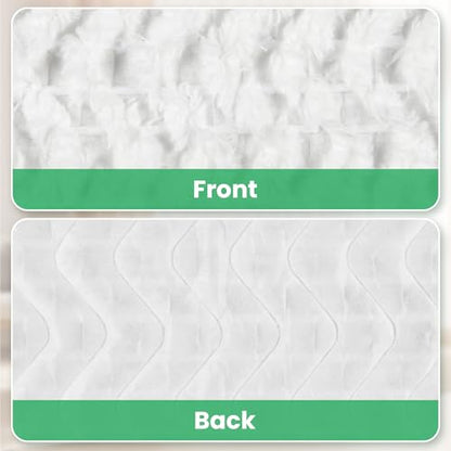 Pure Realm 60 Count for Swiffer Dry Cloths Compatible with Swiffer Sweeper& Mop Deluxe 2-in-1 Floor Mopping and Limited Edition Pink Wicked, Cleaning Dust and Hair, for Swiffer Dry Sweeping Cloths - color: White 60 Mop Pads
