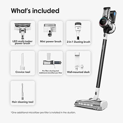 Tineco Pure ONE S11 Smart Cordless Stick Vacuum Cleaner, Strong Suction Handheld Vacuum for Hard Floors, Cars & Pet Hair, Lightweight Deep Cleaning