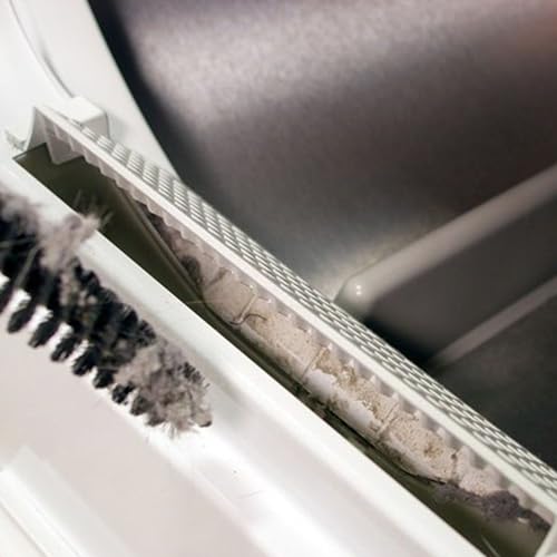 3PCS Crevice Gap Cleaning Tool Kit Brush Dryer Lint Brush Vent Cleaner 27 inch Refrigerator Condenser Coil Cleaning Brushes & Hard Bristle Crevice Cleaning Brush for Household Use
