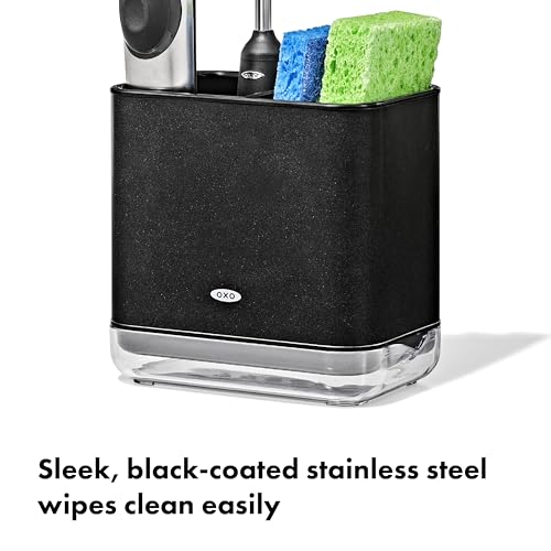 OXO Good Grips Stainless Steel Sink Caddy - color: Black