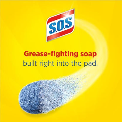S.O.S-10002, Steel Wool Soap Pads, 10 Ct (Pack of 2) - size: 10 Count (Pack of 2)