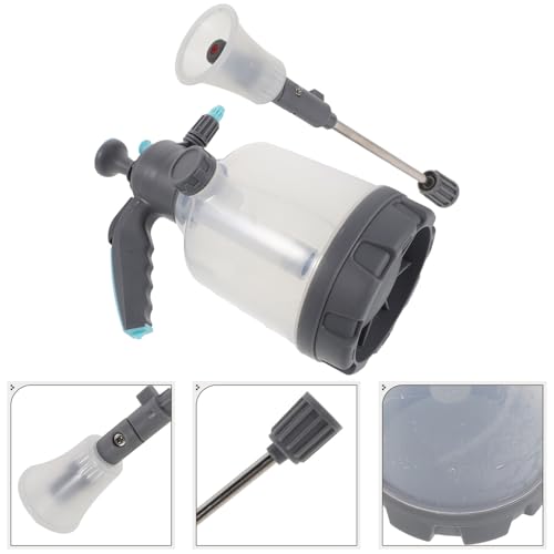 Balacoo Manual High-Pressure Water Spray Bottle for Gardening and Car Use, 3l Large Capacity Thickened Pump Sprayer with Adjustable Universal Nozzle and Extension Rod for Indoor