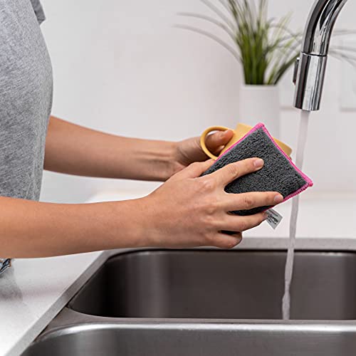 Nano Sponge Cleaning Sponges. Supersized Everyday Heavy Duty Household Kitchen and Dish Sponge. 2 Pack. 4.5 x 3 - size: 4.5x3 Inch (Pack of 2)