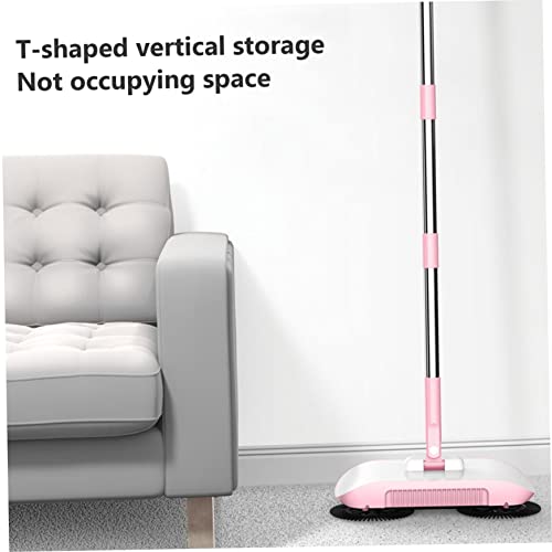 Carpet Sweeper Manual Manual Vacuum Sweeper 2 in 1 Hand Push 180 Degree Rotating Sweeping Mop Crumb Vacuum Cleaner Home Cleaning Tool Style2 - color: Style2