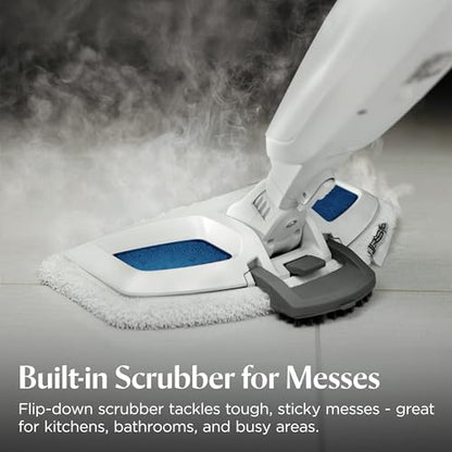 BISSELL Steam Mop 1940A PowerFresh Floor Steam Cleaner for Hard Wood & Tile with Natural Sanitization, Easy Scrubber, Variable Steam, 12” Cleaning Path - style: PowerFresh Steam Mop