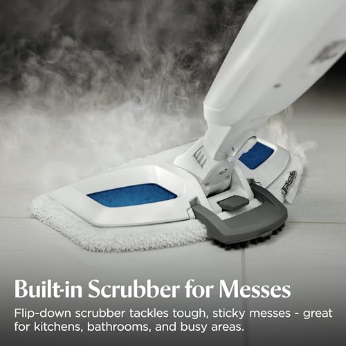 BISSELL Steam Mop 1940A PowerFresh Floor Steam Cleaner for Hard Wood & Tile with Natural Sanitization, Easy Scrubber, Variable Steam, 12” Cleaning Path - style: PowerFresh Steam Mop