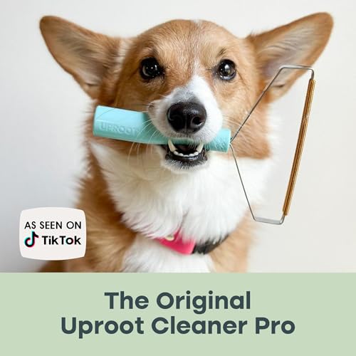 Uproot Cleaner Pro Pet Hair Removal Tool - Special Dog Hair Remover Multi Fabric Edge and Carpet Rake by Uproot Clean - Cat Fur Remover for Couch, Pet Towers, Rugs, Cat Mats and Trunks & Much More