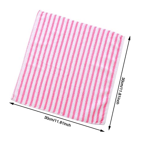 Microfiber Cleaning Cloth,Pack of 5,11.8"x11.8",Highly Absorbent Ultra Soft Kitchen Towels Set,Streak-Free Reusable Lint-Free Cleaning Towels,Cleaning Rags for Home Car Window Kitchen - color: B-colorful