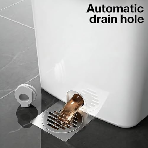Spin Mop and Bucket Set - 360 Degree Microfiber Mop with Hands Free Wringer System, Multi Surface Floor Cleaning Mop for Hardwood, Tile, and Vinyl Floors - color: White