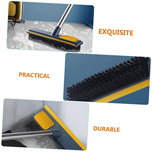 SOLUSTRE Squeegee Brush Broom Carpet Tiles Brooms Tile Brush Carpet Rake Pet Hair Grout Push Broom Floor Dog Hair Abs Household Cleaning Ball