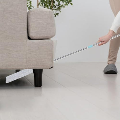 Home Cleaning Tool with Handle Flexible Under Appliance Duster for Dust Removal Hard Reach Areas Microfiber Cloth for Cleaning