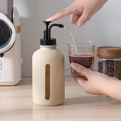 soap Dispenser (Beige-Liquid) - color: Beige-liquid