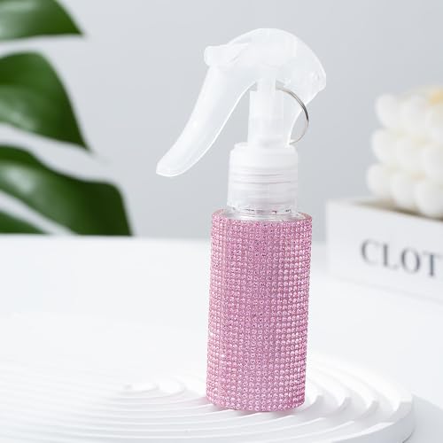 60ml Empty Spray Bottles, Continuous Spray Bottle for Hair, Spray Water Bottle Fine Mist Refillable, Skin Care, Showering Pets, Plants, Travel, Ironing and Cleaning -Pink - color: Pink