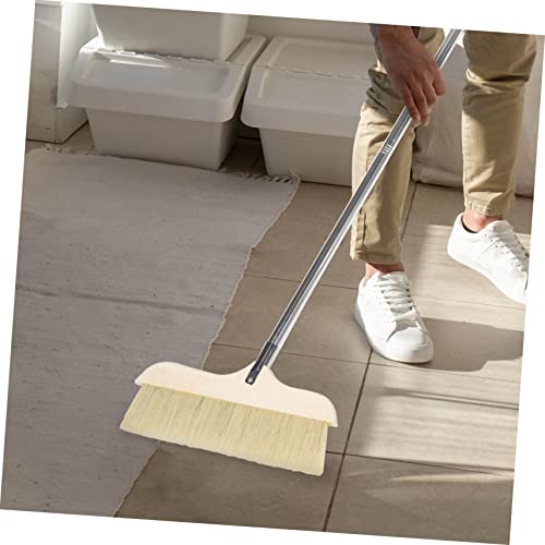 Long Handle Soft Bristle Brush Detachable Sweeping Broom Floor Cleaning Broom for Home