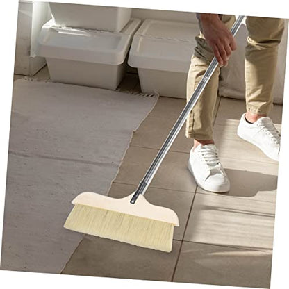 Long Handle Soft Bristle Brush Detachable Sweeping Broom Floor Cleaning Broom for Home