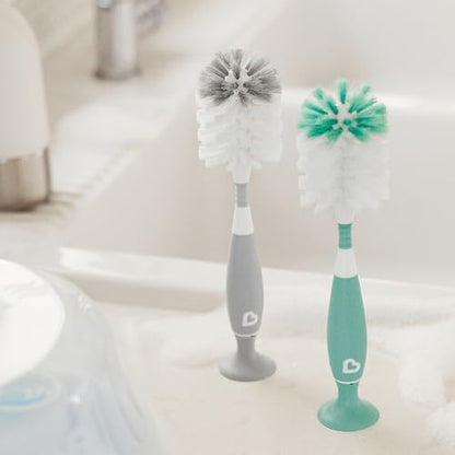 Munchkin® Bristle™ Bottle Brush, Sage - color: Sage and White, size: 1 Count (Pack of 1)
