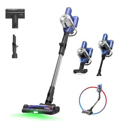 Tineco Pure ONE S50 Pro Cordless Vacuum, 200AW Suction, 95Min Runtime, Anti-Tangle Brush, 120° Green Light, Easily Tackles Large Debris, Stick Vacuum Cleaner for Pet Hair, Carpet & Hard Floor - size: S Series-S50 Pro