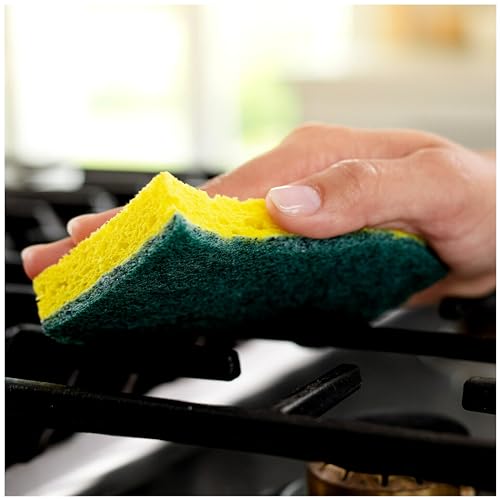 Scotch-Brite Heavy Duty Scrub Sponges, for Washing Dishes and Cleaning Kitchen, 12 Scrub Sponges (Pack of 2) - size: 12 Scrub Sponges (Pack of 2)