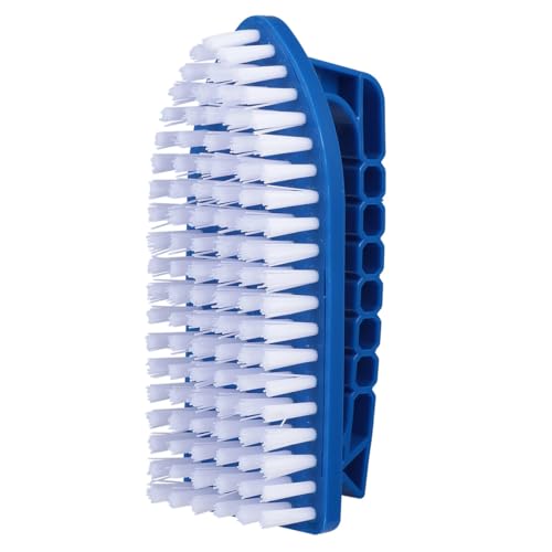 SEWACC Heavy Duty Handheld Scrub Brush for Pool Bathroom Kitchen with Non-Slip Handle Stiff Bristles for Cleaning Tiles Corners Floors and Grime Removal