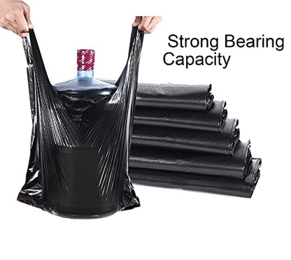 Counts Super Thick Small Trash Bags With Handle, 4 Gallon Black Trash Bags for Kitchen, Office, Travel and Home Garbage Bags (200 Pcs) - color: 200 Pcs