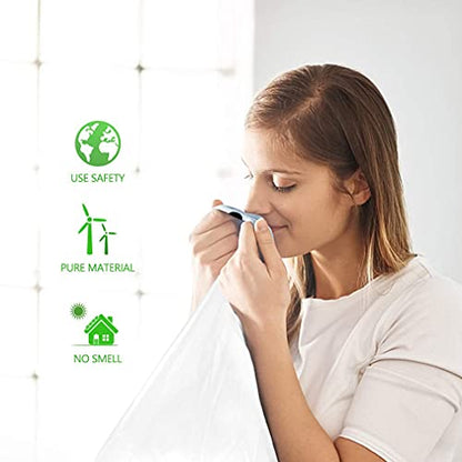 3 Gallon 220pcs Strong Drawstring Trash Bags Garbage Bags by Teivio, Bathroom Trash Can Bin Liners, Small Plastic Bags for home office kitchen, White - style: 220-3 Gallon