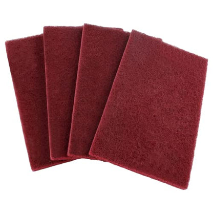 4 Pcs 4.7 x 7.9 Inch General Purpose Scuff Pads, 7447 Very Fine Sanding Hand Pads for Scuffing, Scouring, Sanding, Paint Primer Prep Adhesion Scratch, Surface Preparation for Car, Craft - size: Coarse, 4pcs