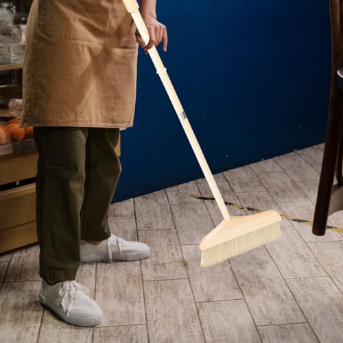 Long Handle Dust Broom with Soft Bristles Portable Indoor Cleaning Tool for Efficient Floor Dust Removal Detachable Design for Easy Storage for Home and Office Use