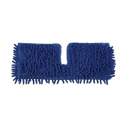 Clorox Ready Flip Spray Mop Refill Pad Machine-Washable Dual-Use Chennille & Microfiber Head, Blue