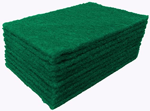 Heavy Duty scouring Pads Non-Scratching Scrubber, Non-Scratch Cleaning Scrub Pads, Eco-Friendly Reusable Kitchen Scrubbing Pad, Great for Non-Stick Cookware - size: 10-pack
