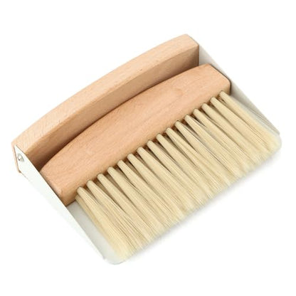 Mini Dustpan and Brush Set,Stable Dust Pans with Brush,Easy to Store and Broom and Dustpan Set,Portable Broom and Dustpan for Countertop,Table,Sofa,Furniture,Keyboard,Car,Cabinet