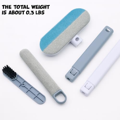 2PCS Multi-Functional Pet Hair Removal Tool,Pet Hair Removal Glove & 4-in-1 Reusable Lint Brush Pet Hair Remover,Window Screen Cleaner, Reusable Removal Broom for Furniture - size: White，2PCS