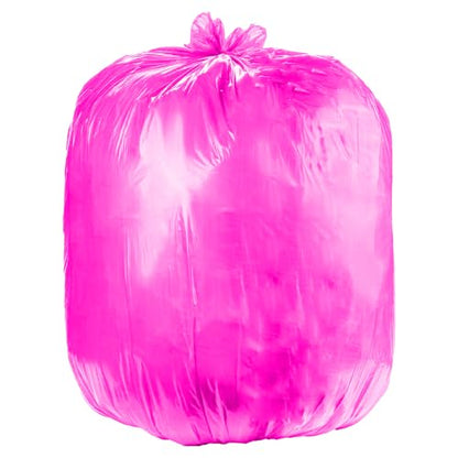 Ultrasac Heavy Duty 55 Gallon Pink Trash Bags - (Value 200 Pack) - 1.5 MIL equivalent Industrial Strength Plastic 37" x 54" for 50-55 Gal Cans -Fits Toter, Rubbermaid Brute, Carlislie Bronco etc. - color: Pink, style: 50-55 Gal, 1.5 Mil Equiv, 200 Count
