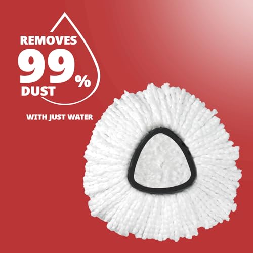 Mop Replace Head, 4 Pack Spin Mop Replacement Head Easywring 1-Tank System, Easy Cleaning, Microfiber, Machine Washable - size: 1-TANK Mop Head (4pcs)