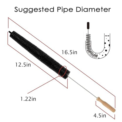 Dryer Vent Cleaner Kit, 2 Pack Dryer Lint Brush, 30 Inch Long Flexible Lint Remover, Refrigerator Coil Cleaning Brush, Home Essentials (Short-Style) - size: Short-style